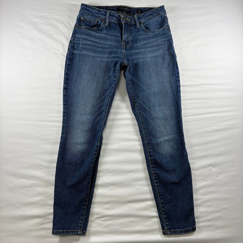 Lucky Brand Lolita Skinny Jeans Womens‎ 6/28 Blue Low Rise 7WP10644